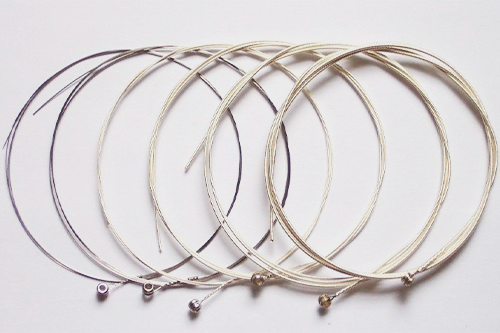 Illustrasjonsfoto gitarstrenger