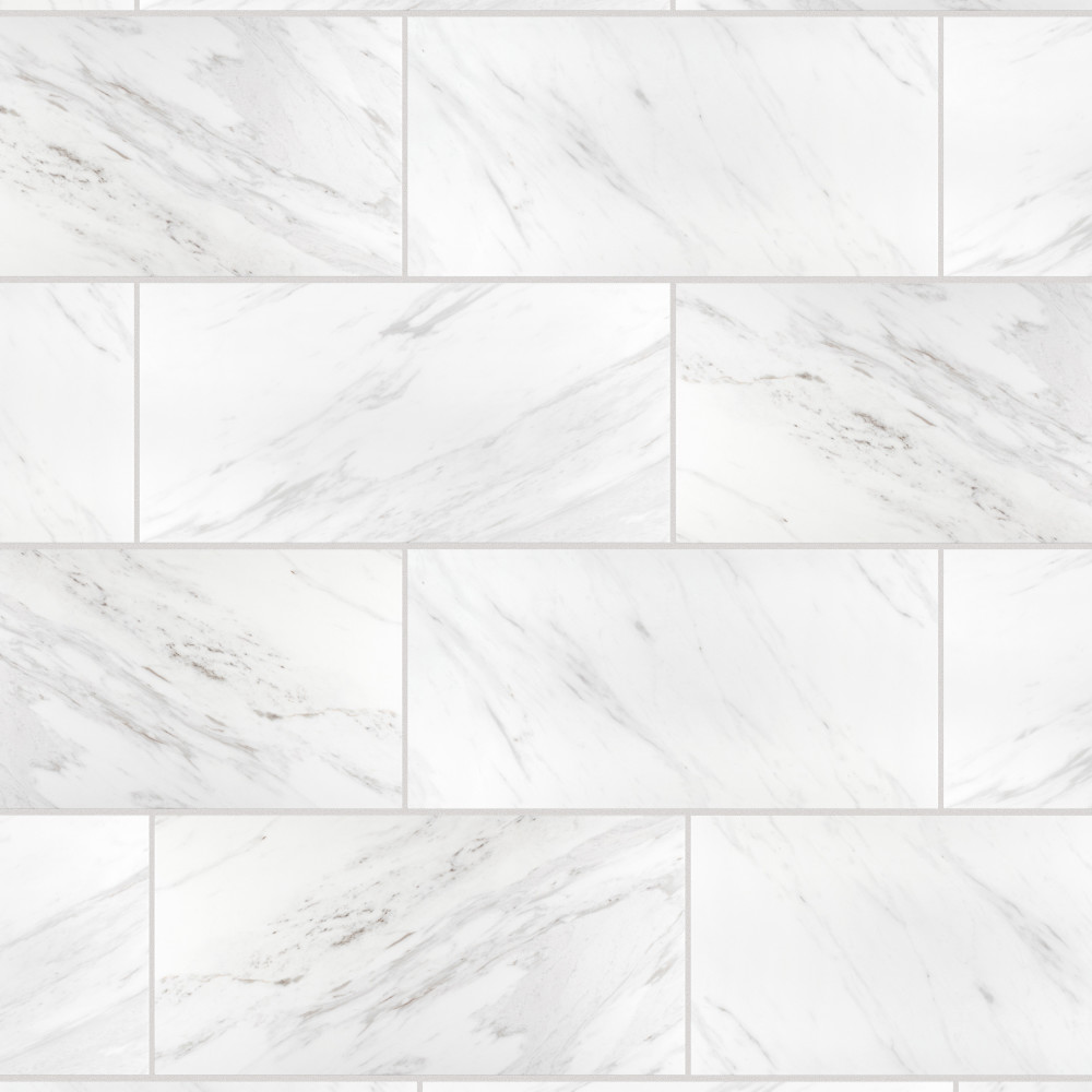 Eterno Carrara 12-7/8 in. x 25-5/8 in. Porcelain Floor and Wall Tile Eterno Carrara 12-7/8 in. x 25-5/8 in. Porcelain Floor and Wall Tile