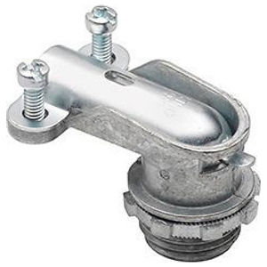Conduit Connector, Flex, 90°, Zinc Die Cast, 3-1/2 in.