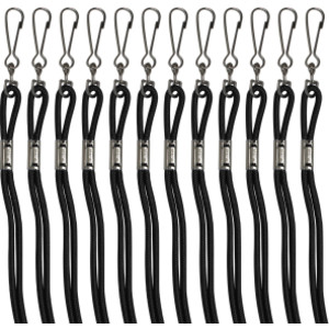 Cordones, Negro, Paquete de 12