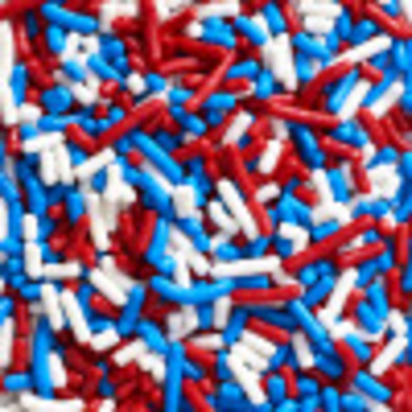 Red White And Blue Sprinkle Mix DecoPac