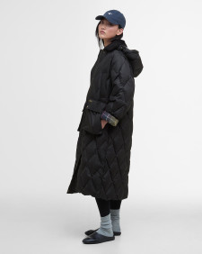Longline Yasmin Down Puffer Jacket Black