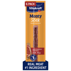 Image of Vitakraft MeatyStick, Treat for Dogs, Beef, 6 ct