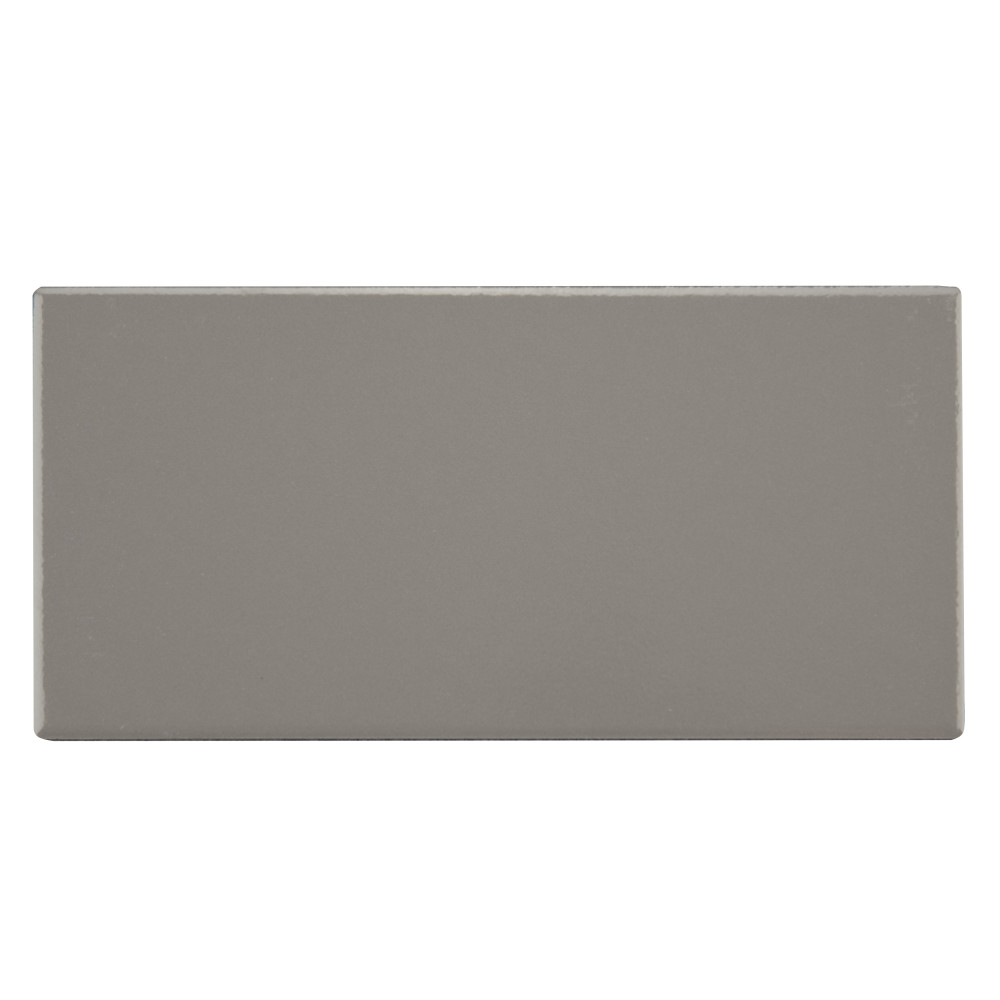 Piscina Glossy Dark Grey with BioTech 9-5/8 in. x 19-1/2 in. Porcelain Floor and Wall Tile