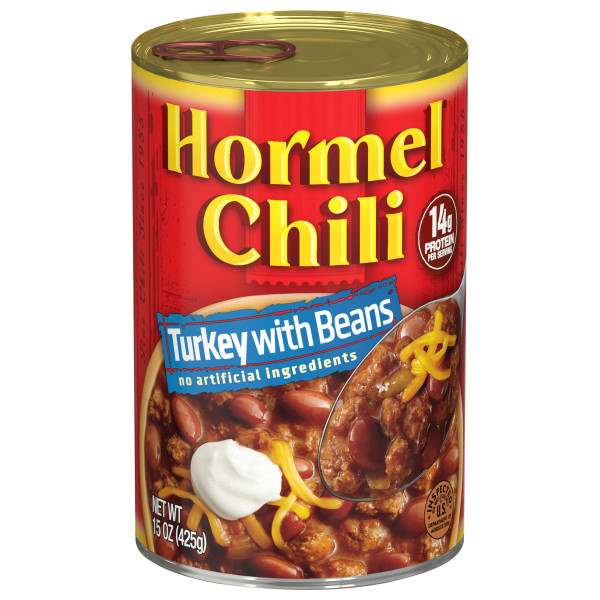 HORMEL(r) Chili W/Beans, 12/7.25oz. . C1C1 - Front Center In Package (Hi Res)