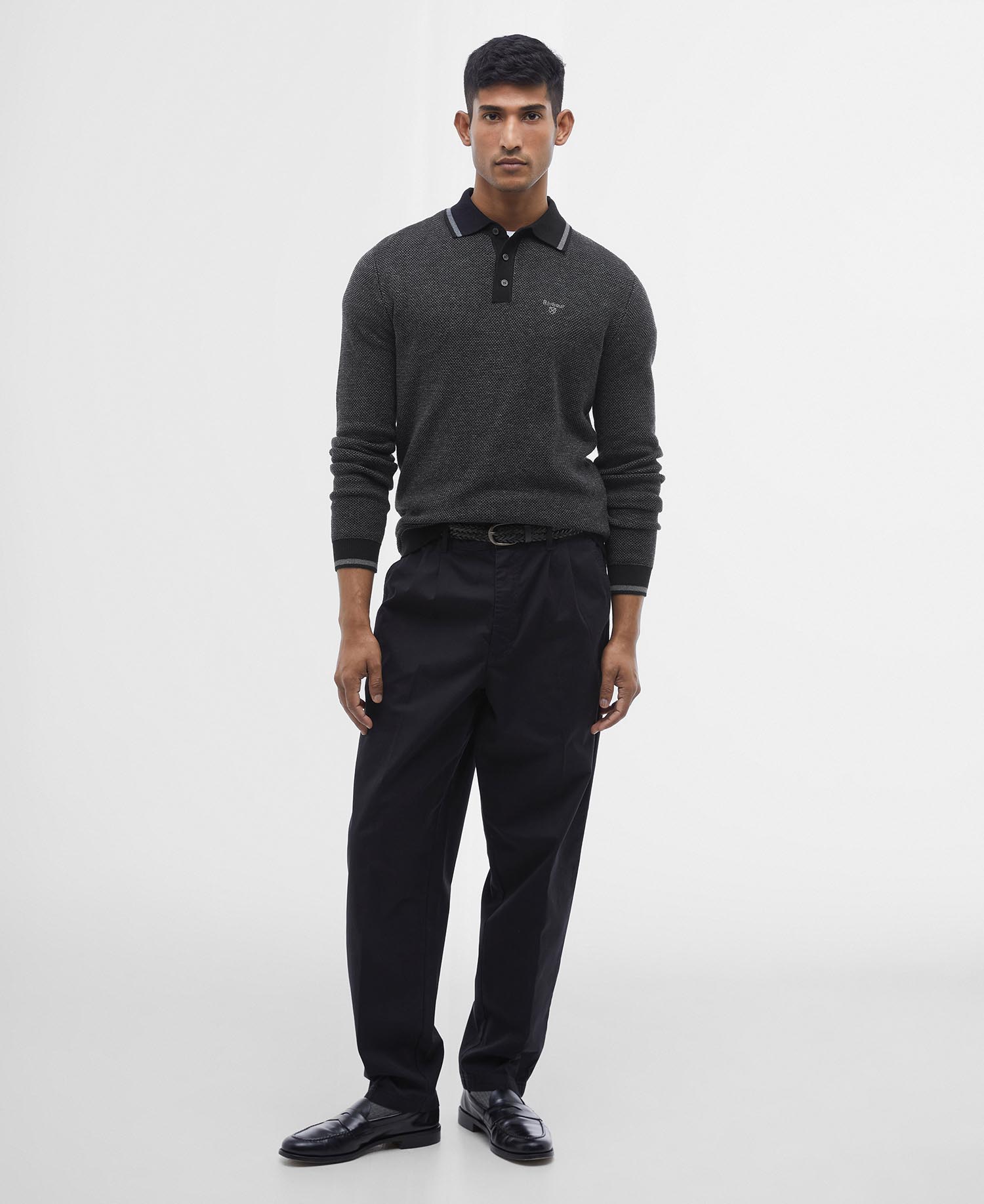 Hilden Knitted Polo Shirt image number 1