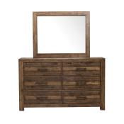 Dresser with Six Drawers and Distressed Fiinsh - S290-010