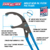 2012 12-inch Oil Filter/PVC Angled Head Pliers