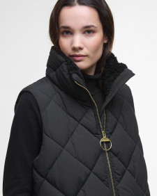 Bernice Gilet Black/Classic Tartan