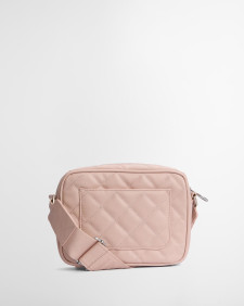 Sloane Quilted Crossbody Bag Pale Mauve
