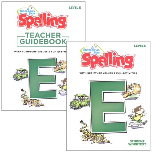 A Reason for Spelling E Homeschool Set (2nd Edition)