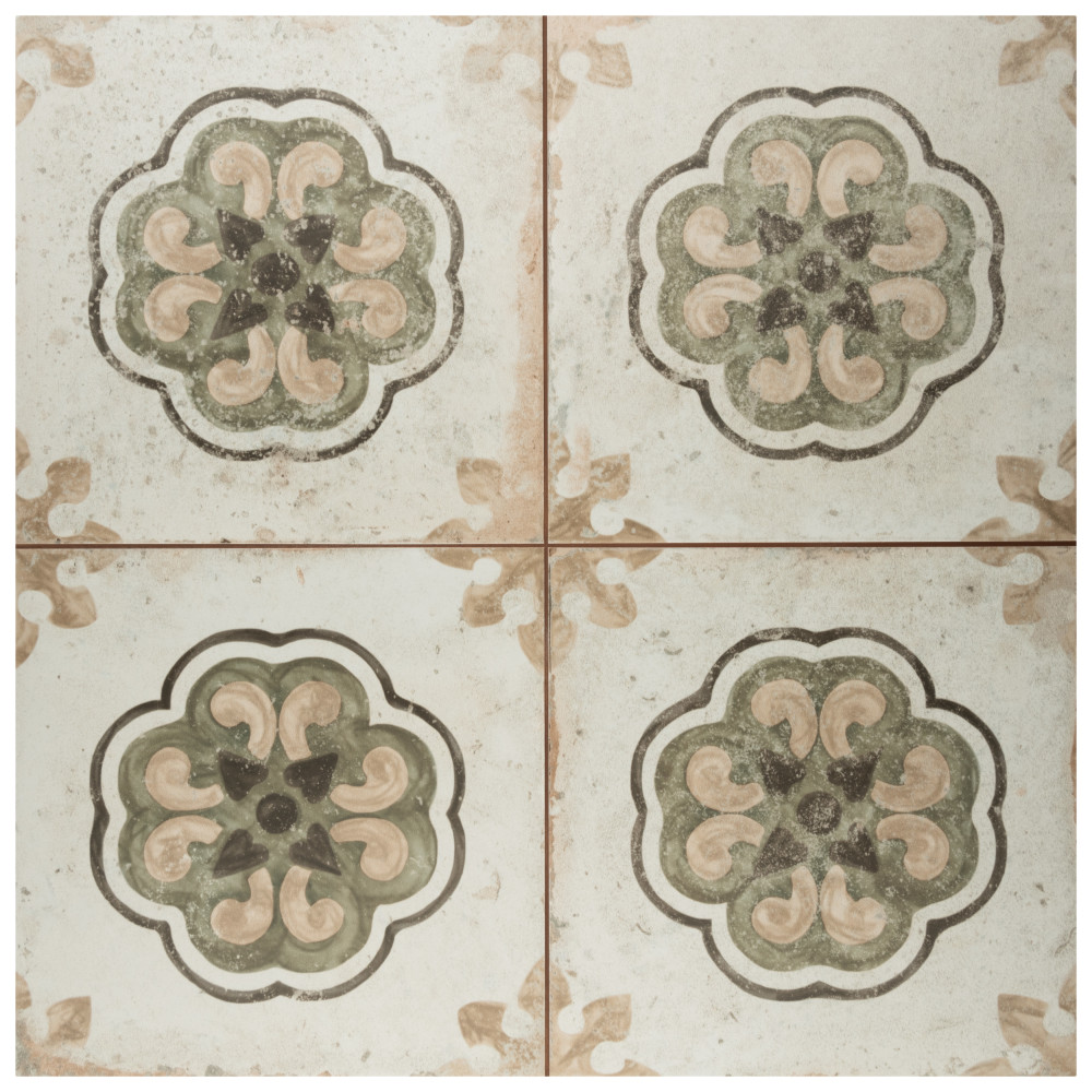 Kings Porto Flavia 17-5/8 in. x 17-5/8 in. Ceramic Floor and Wall Tile