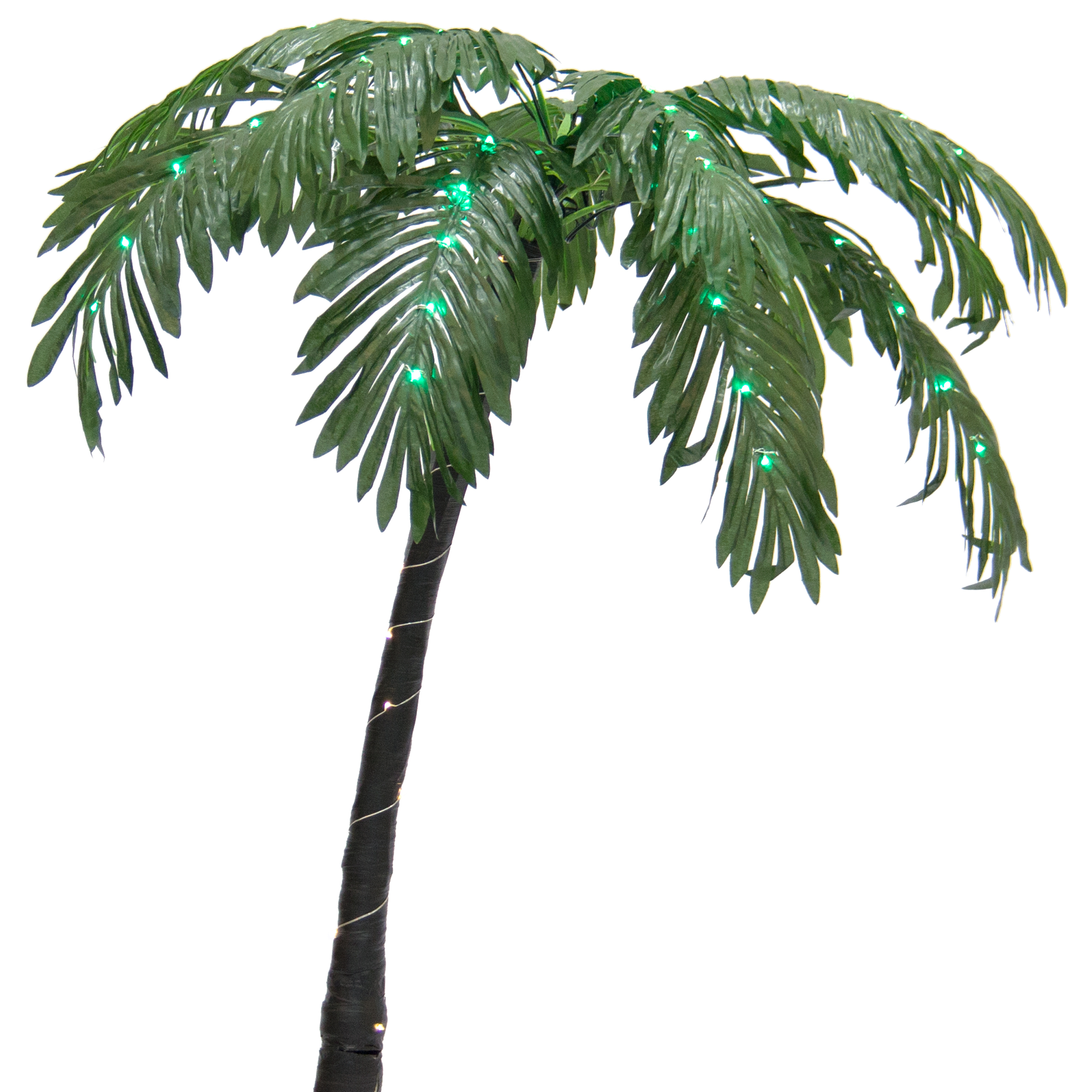 BCP Artificial Decorative Prelit Palm Tree Plant W/ 88 LED Lights eBay