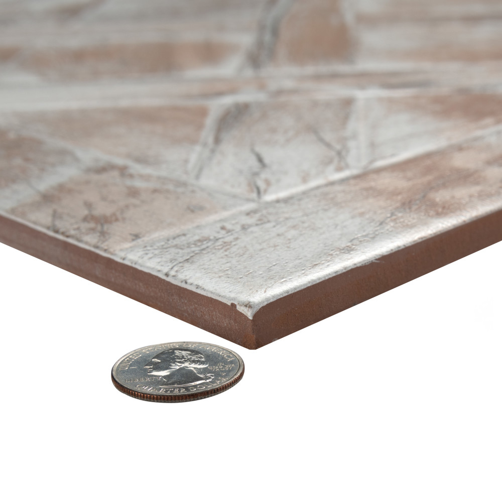 Sample – Kings Forest Lattice White Ceramic Floor and Wall Tile