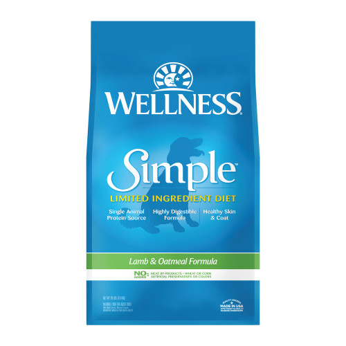 Wellness Simple Grained Lamb & Oatmeal Front packaging