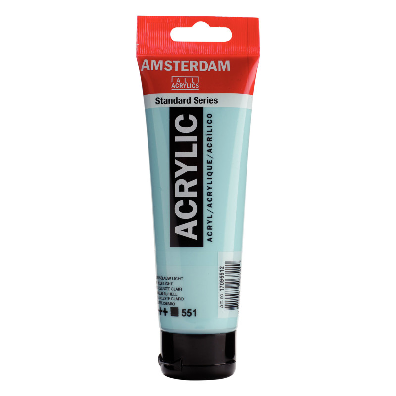 Standard Acrylic Paint, 120ml, Sky Blue Light 551