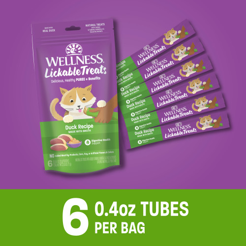 The benefits of Wellness Lickable Treats Duck