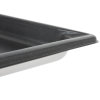Full-size 1 ¼-inch-deep Super Pan V® stainless steel steam table pan with Steel Coat x3™ nonstick coating