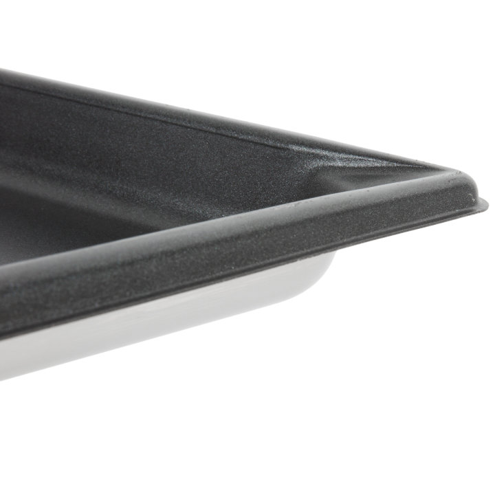 Full-size 1 ¼-inch-deep Super Pan V® stainless steel steam table pan with Steel Coat x3™ nonstick coating