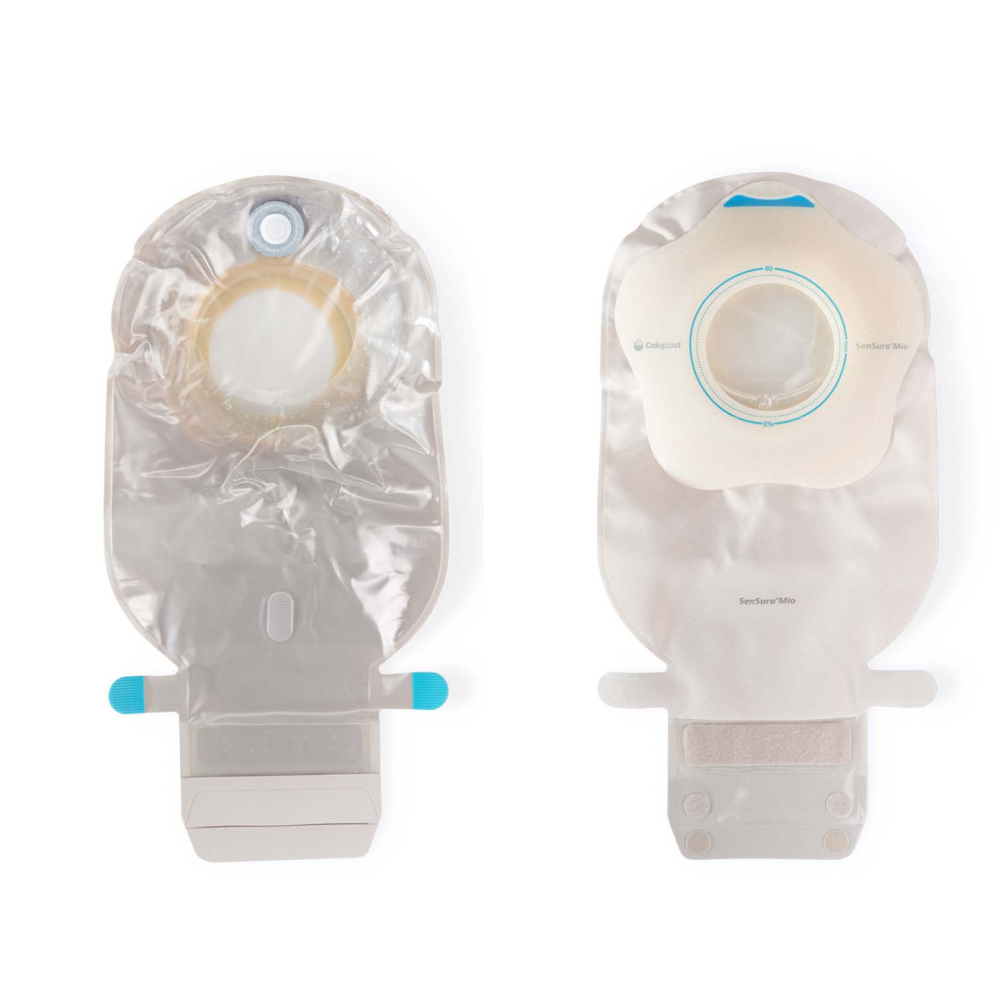 SenSura® Mio Convex Flip 1-Piece Transparent Ostomy Pouch, 50mm Stoma