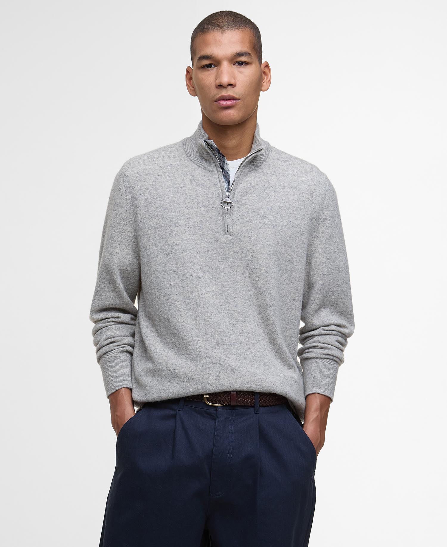 Maglione con zip corta Waterbury image number 0
