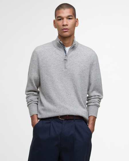 Maglione con zip corta Waterbury