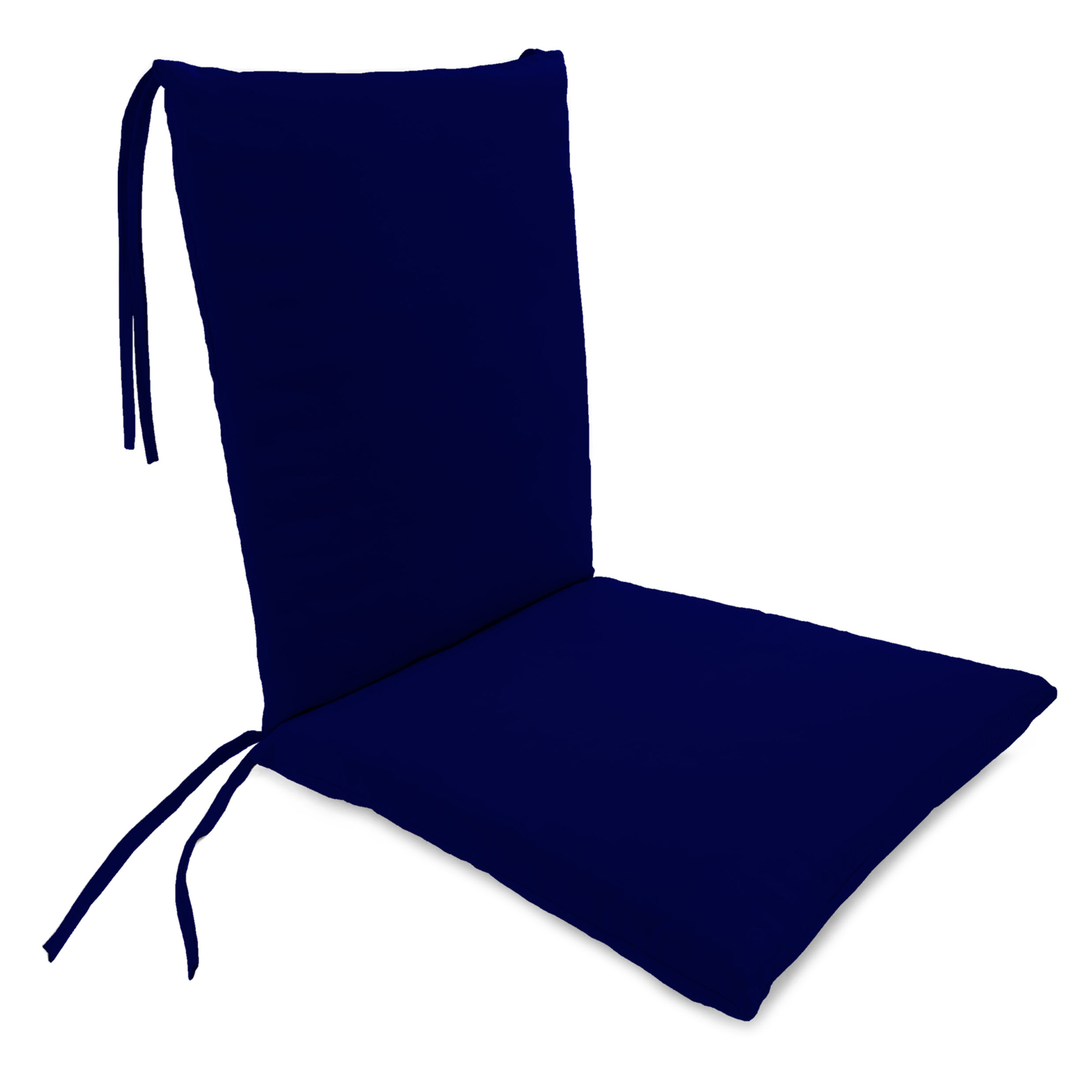 Cushion Set With Ties 20" X 39", Fade Resistant