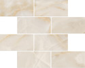 Alexandria Beige 3×6 Brick Mosaic Polished Rectified