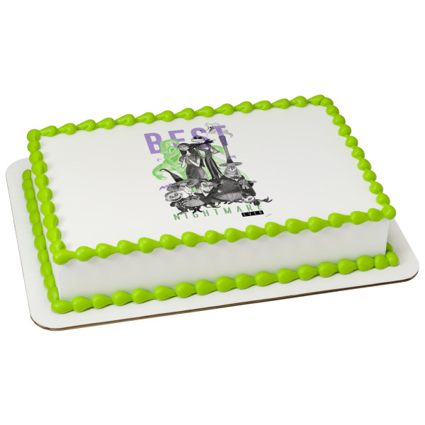Disney Tim Burton's The Nightmare Before Christmas Best PhotoCake® Edible Image®