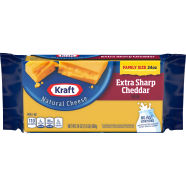 Kraft Extra Sharp Cheddar Natural Cheese Block 24 oz
