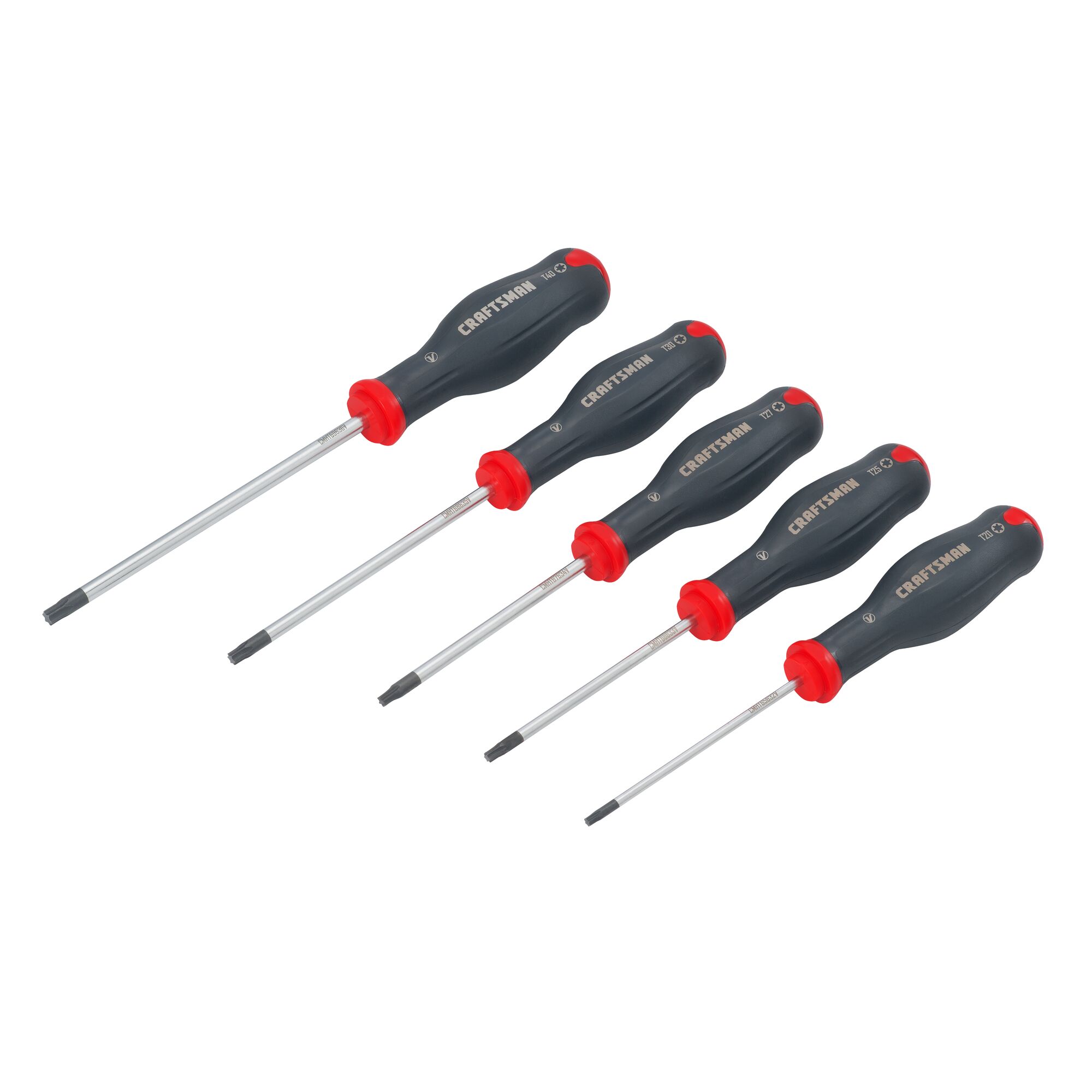 View of CRAFTSMAN Screwdrivers: Set on white background
