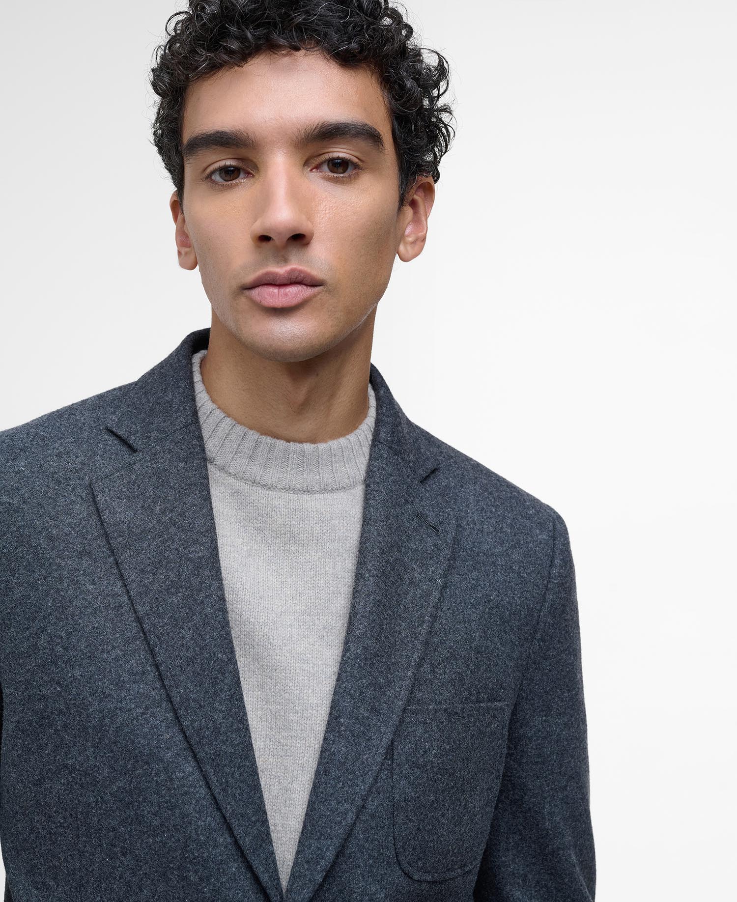 Flannel Jersey Blazer image number 3