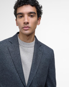 Flannel Jersey Blazer 