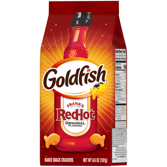 Goldfish® Franks RedHot Bag, 6.6 oz, bag - Right Angle Image