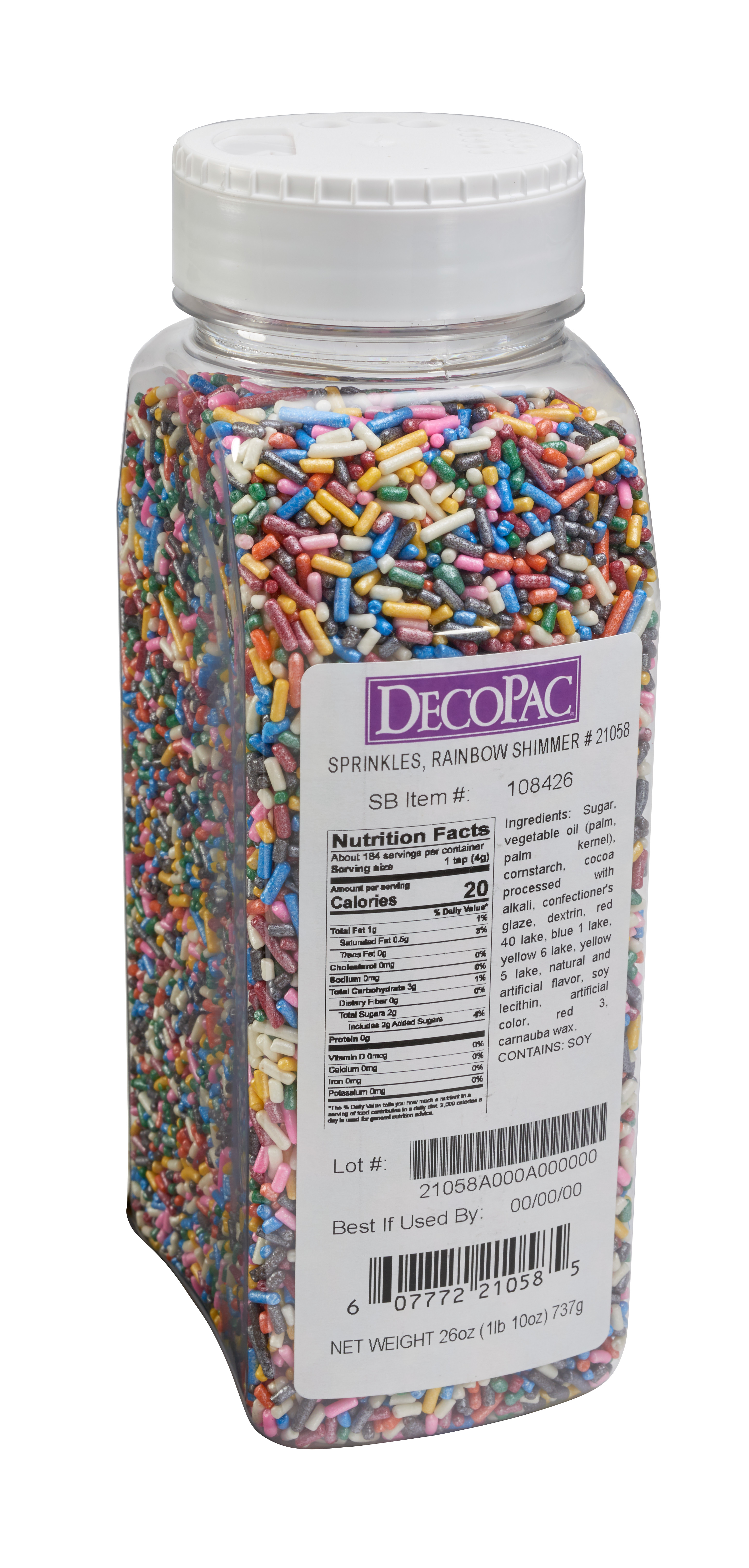 Rainbow Shimmer | Sprinkles | DecoPac