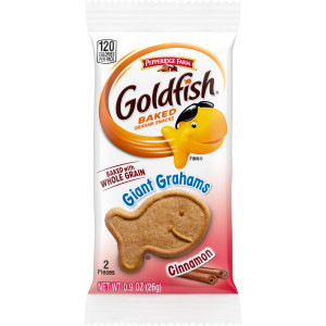 Pepperidge Farm Goldfish Whole Grain Giant Grahams, Cinnamon, .9 Ounces, Pack of 300