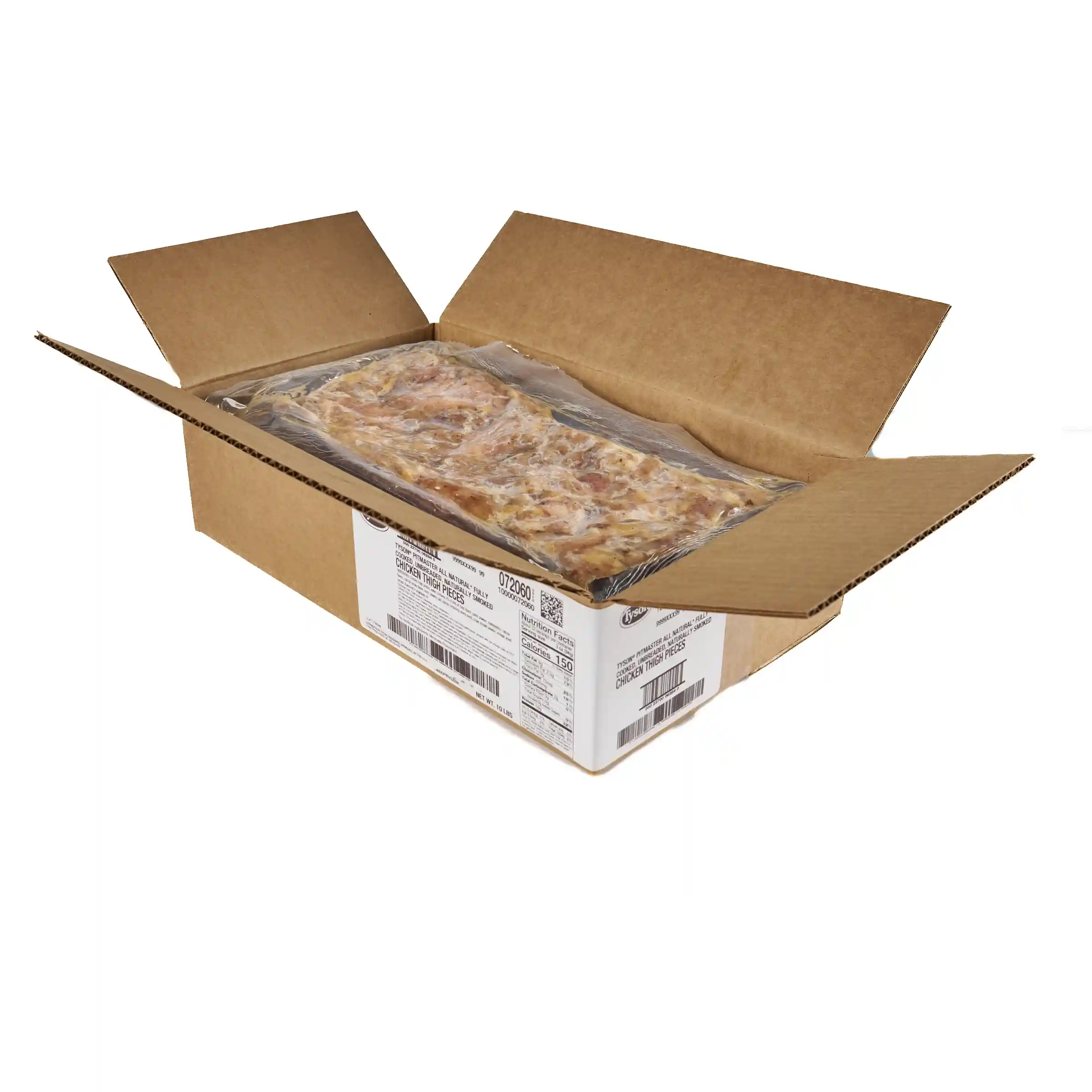 Tyson® Pitmaster All Natural* Fully Cooked Unbreaded Naturally Smoked Chicken Thigh Pieces_image_4