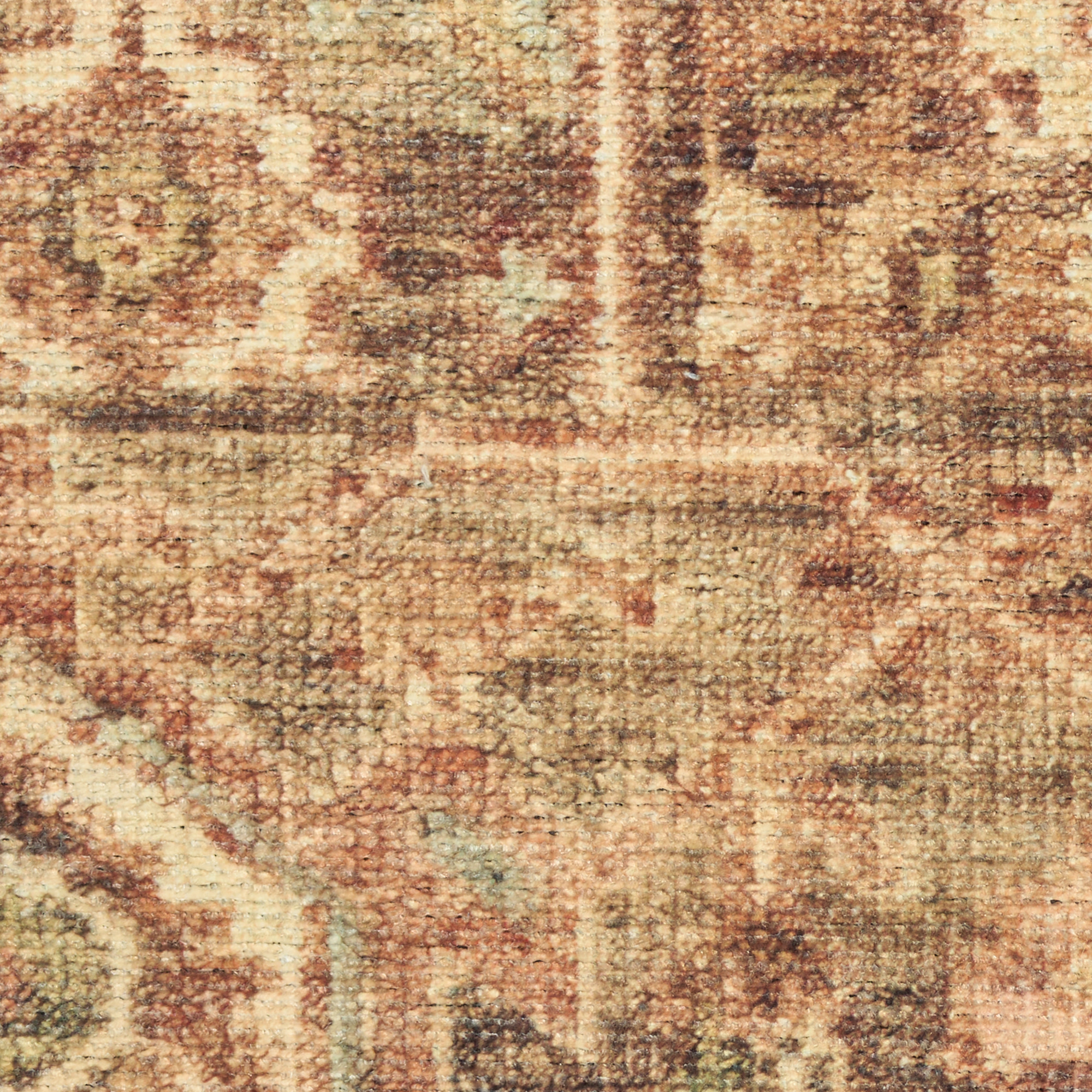 Nourison Vintage Washables 2' x 6' Gold Vintage Indoor Rug