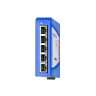 Unmanaged Ethernet Switch Plastic RJ-45 DIN-Rail 10/100Mbps 9.6 to 32V dc