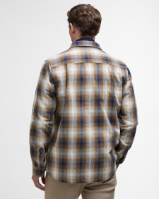 Sandside Check Overshirt Classic Navy