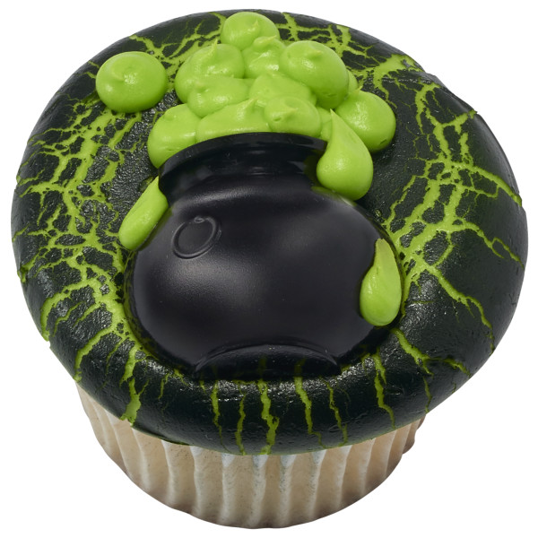 Small Cauldron Cupcake Layon