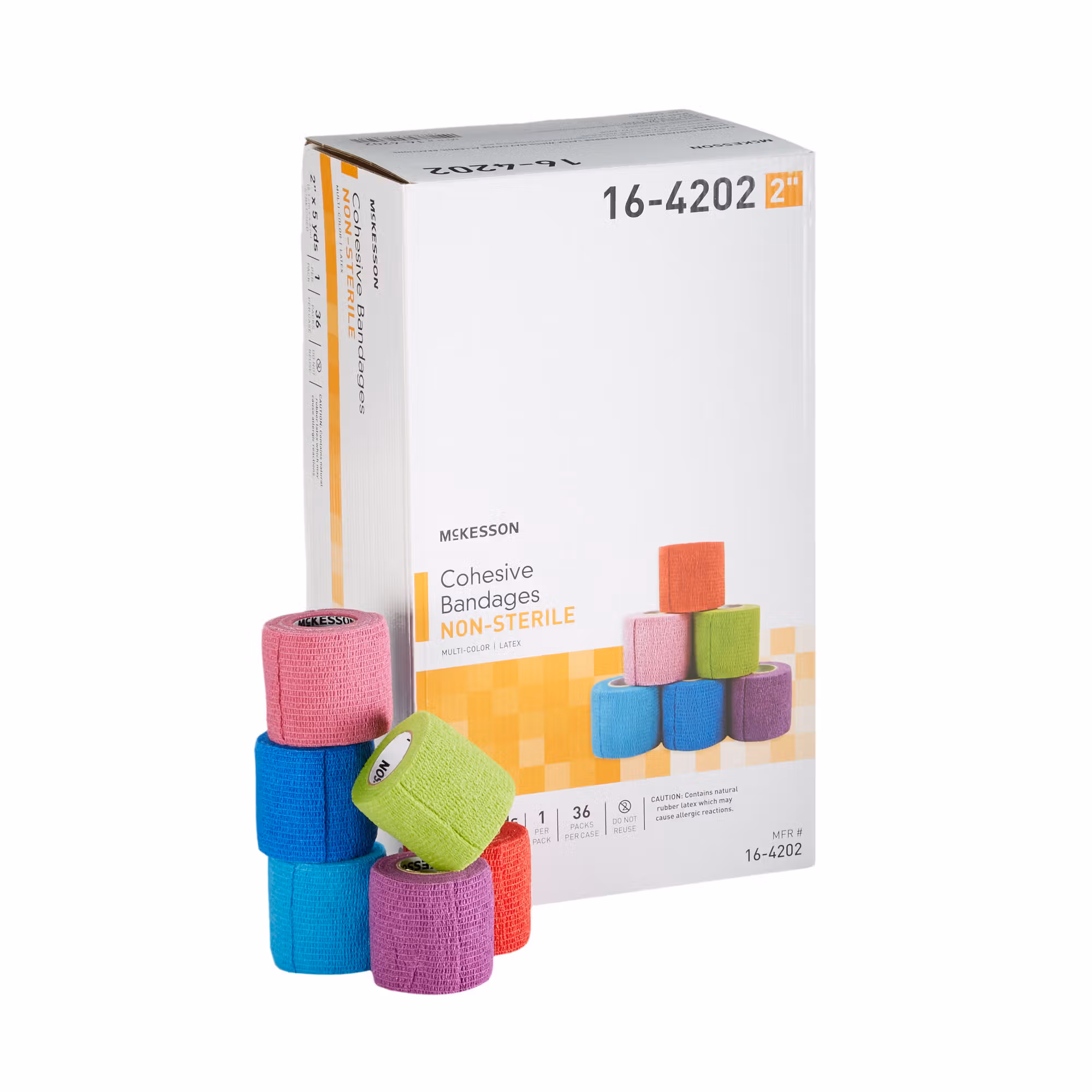 McKesson Self-adherent Closure Cohesive Bandage, 2 Inch x 5 Yard