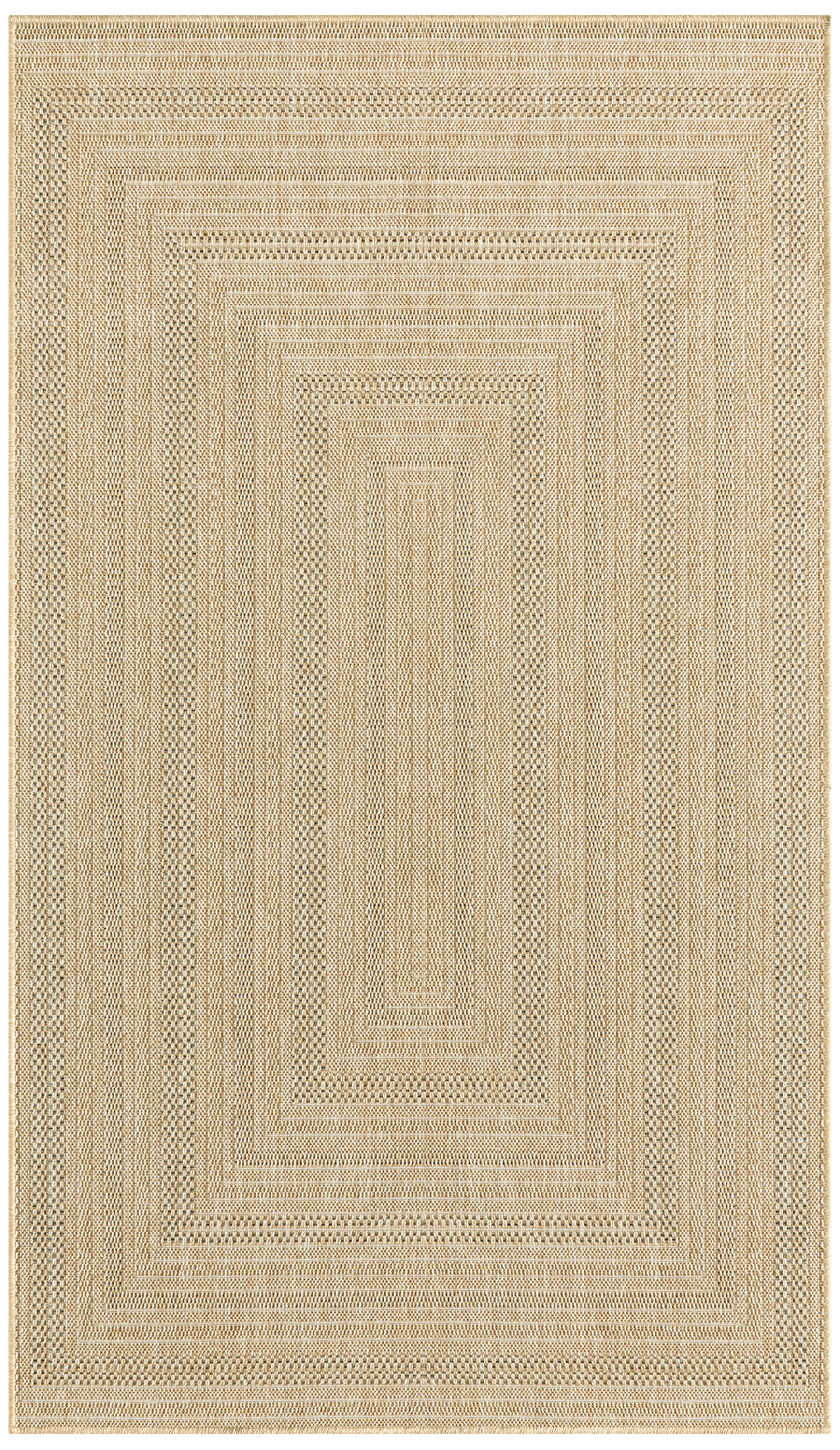 Nourison Tulum 2' x 3' Taupe Grey Outdoor Rug