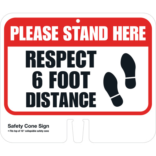 Hillman Respect Physical Distancing Sign (10