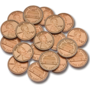 Play Coins - Pennies - Set of 100