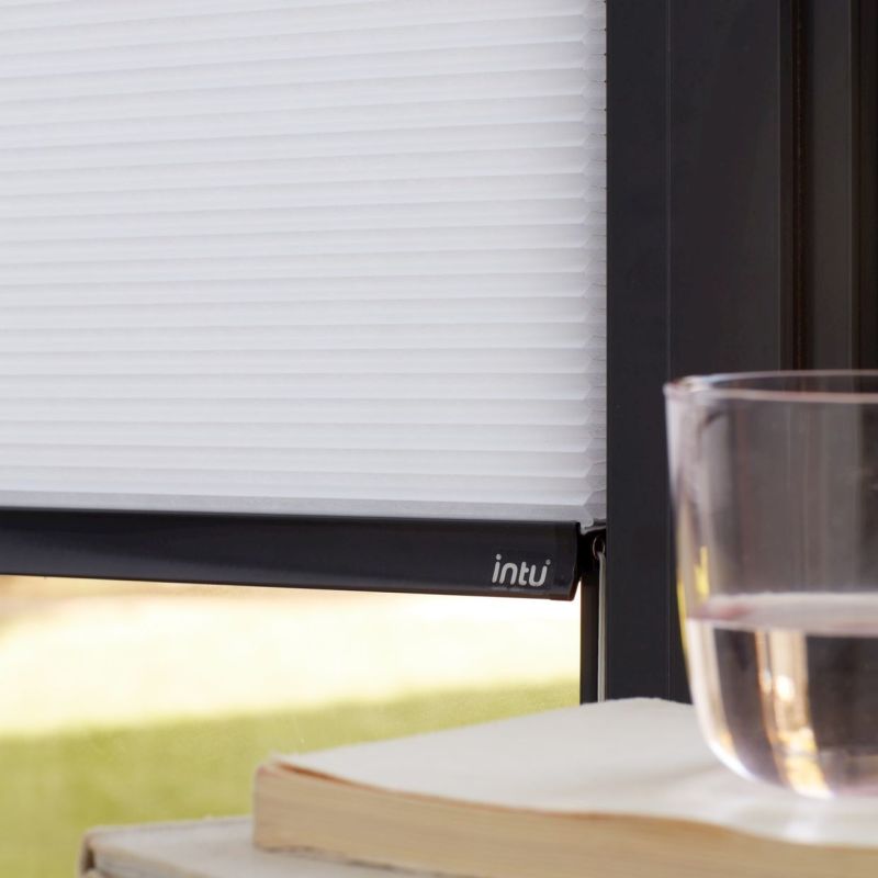INTU Micro Hive White Pleated Blind
