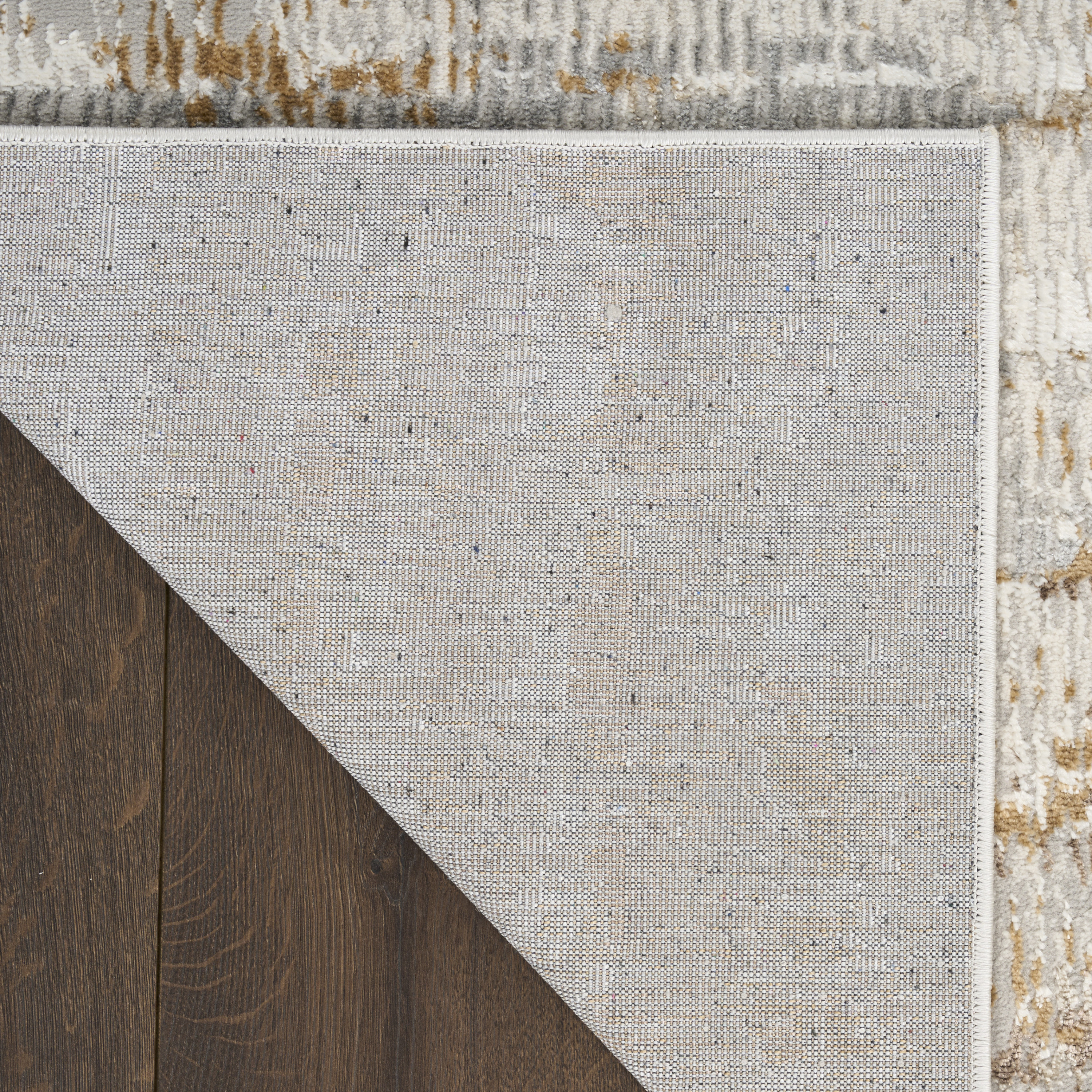 Calvin Klein CK073 Compass 7'10" x 9'10" Ivory Rust Modern Indoor Rug