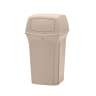 RUB843088BG, Rubbermaid Commercial,  Ranger Container with 2 Doors, 35 gal, Plastic, Beige