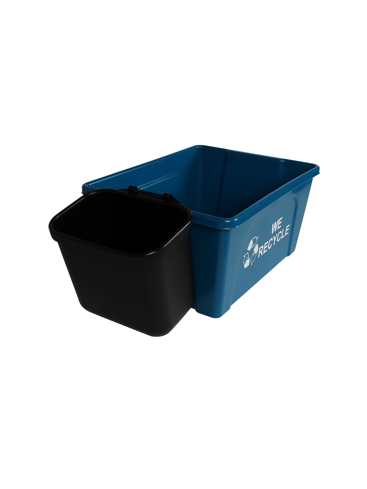 OFFICE COMBO – Double – Kit – Deskside – Mobius Loop-We Recycle – Blue-Black