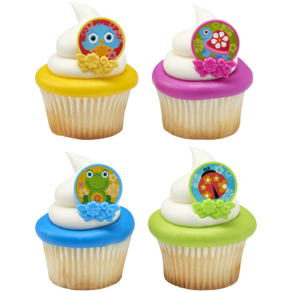 Spring Friends Cupcake Rings